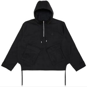 Air Jordan x Travis Scott Cactus Jack 1/2-Zip Jacket 'Black' Size M